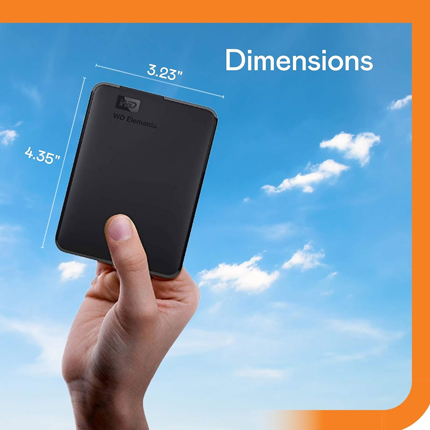 Western Digital WD Elements 2TB Portable External Hard Drive