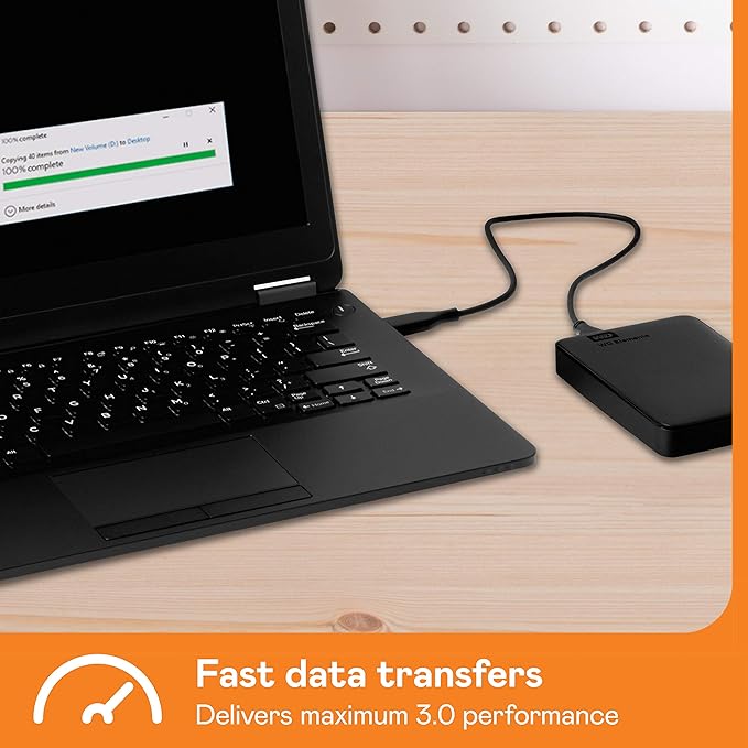 Western Digital WD Elements 4TB Portable External Hard Drive