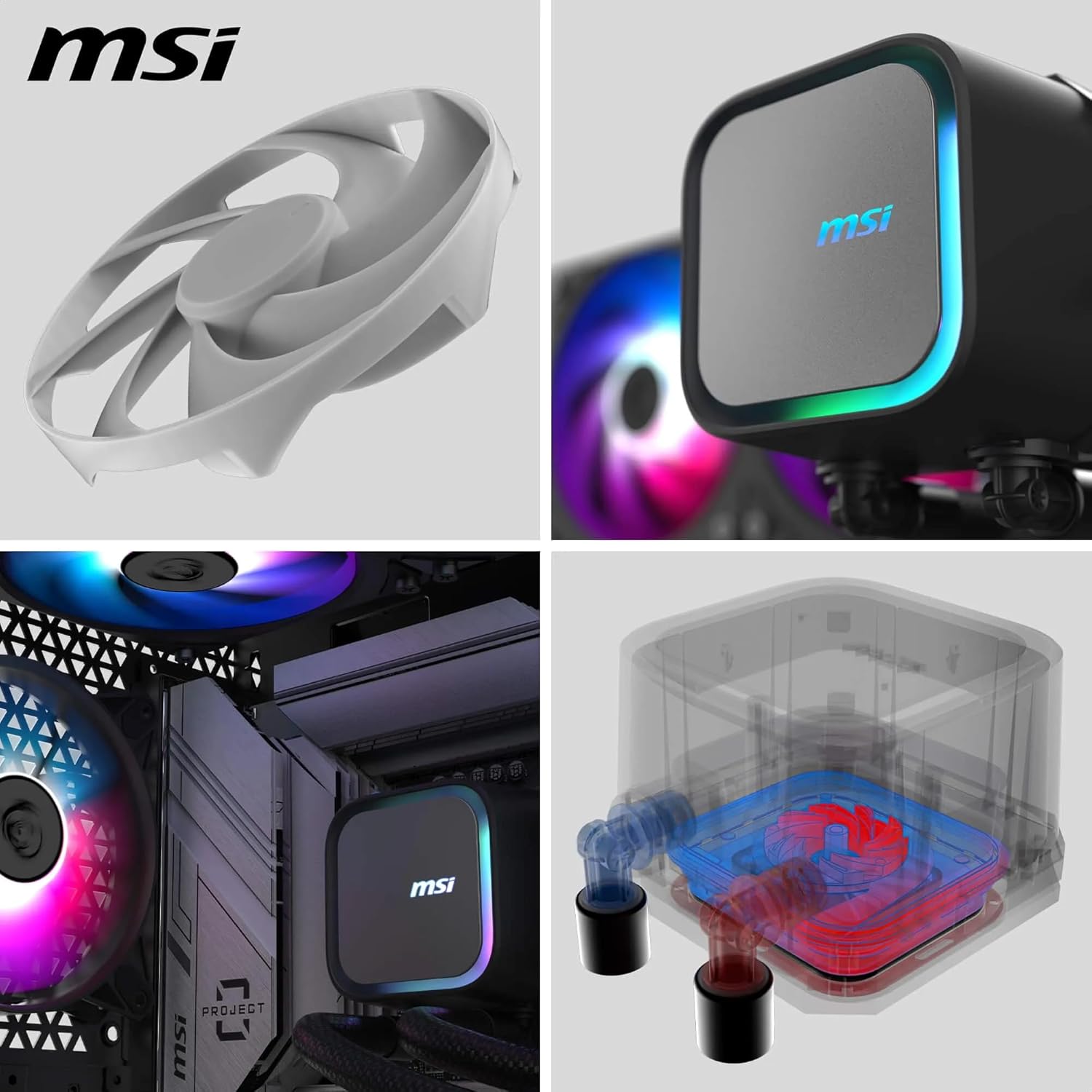 MSI MAG CORELIQUID A13 360 ARGB AIO CPU Liquid Cooler