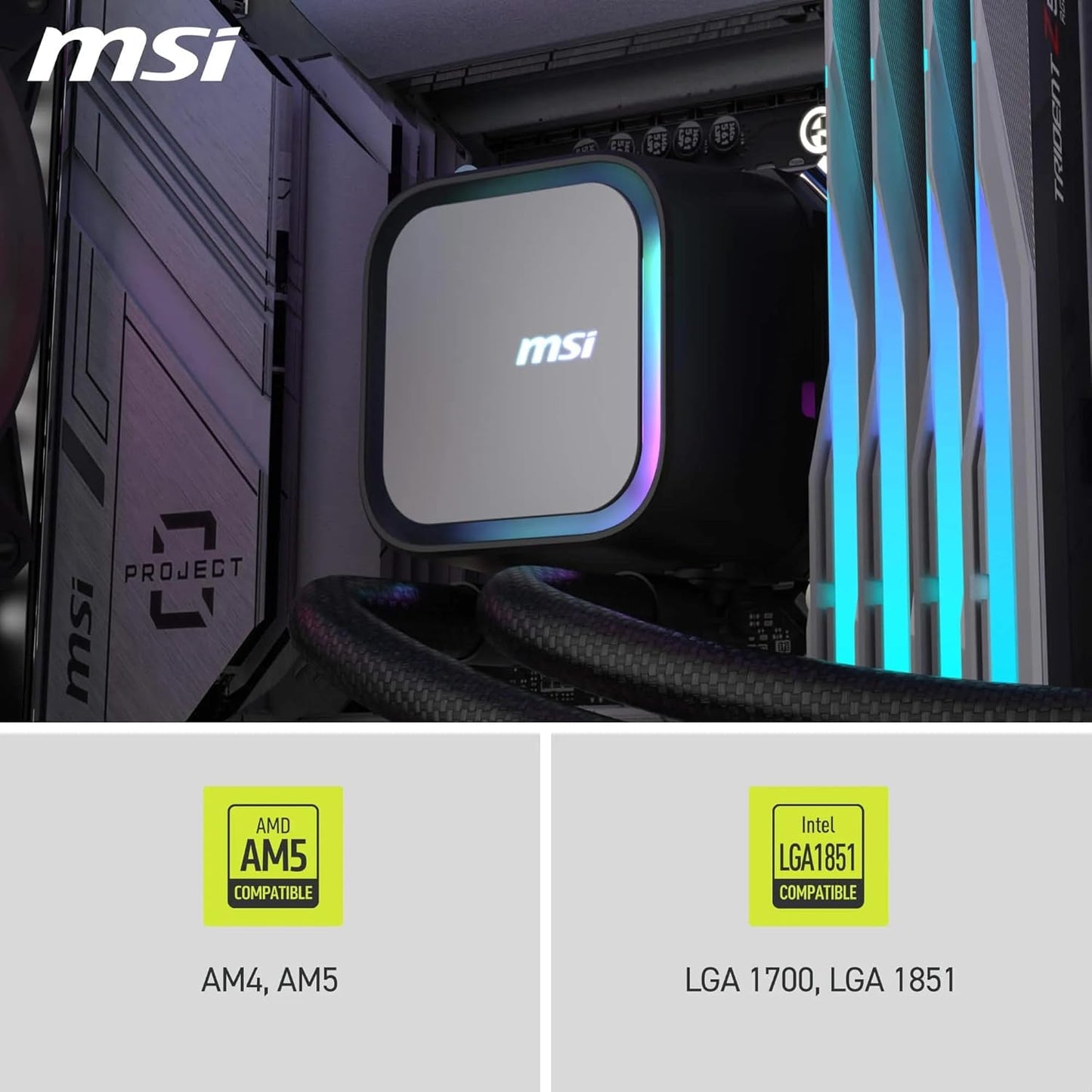 MSI MAG CORELIQUID A13 360 ARGB AIO CPU Liquid Cooler