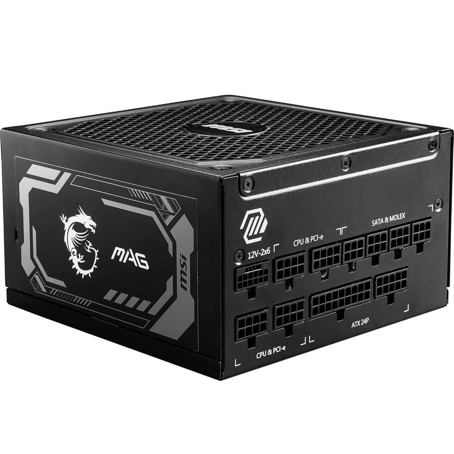 MSI MAG A1000GL PCIe 5 Power Supply – 1000W 80 Plus Gold ATX 3.1 PSU