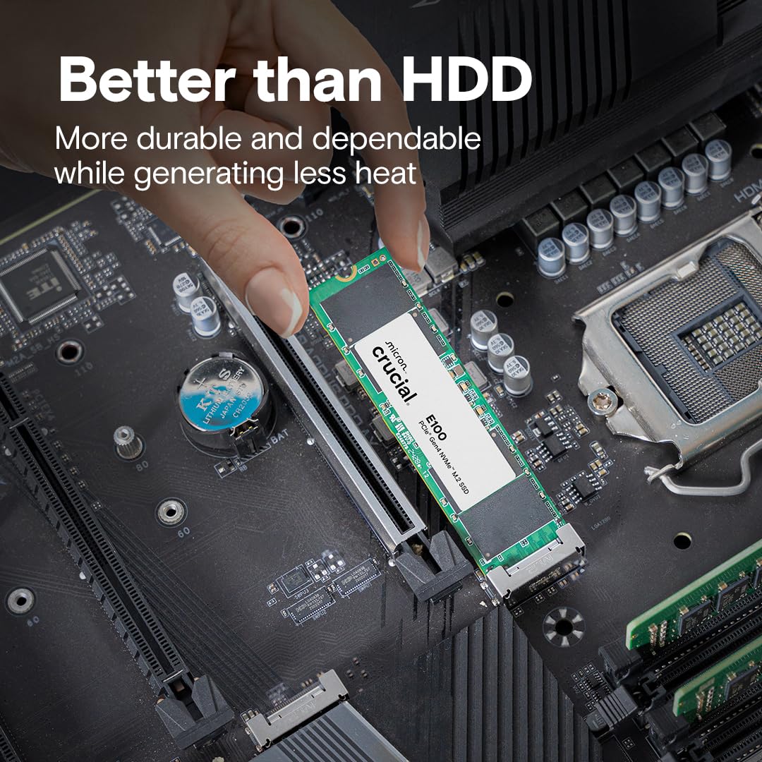 SSD 1TB CRUCIAL E100 NVME