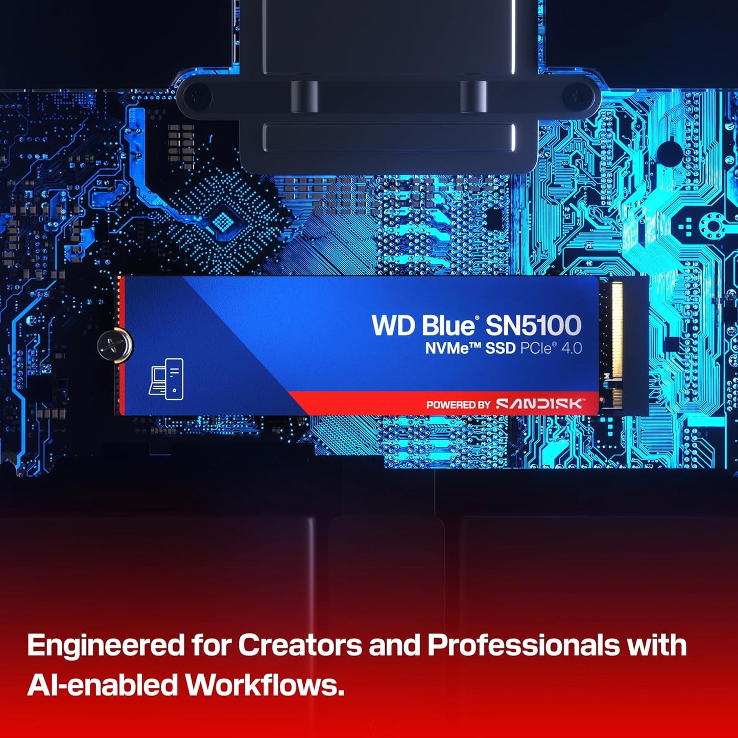 SSD 500GB SN 5100 NVME BLUE WD