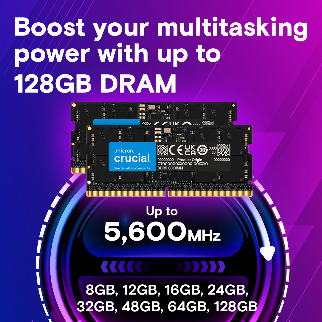8GB DDR5 CRUCIAL LAP 5600