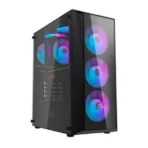 Ant Esports 220 Air ARGB (ATX) Mid Tower Cabinet (Black)