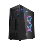 Ant Esports 220 Air ARGB (ATX) Mid Tower Cabinet (Black) - Image 3