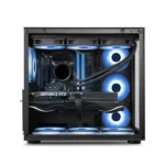 Ant Esports Crystal RGB (E-ATX) Mid Tower Cabinet (Black) - Image 2