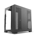 Ant Esports Crystal XL (ATX) Mid Tower Cabinet (Black) - Image 2