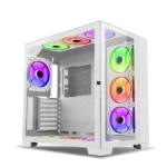 Ant Esports Crystal XL (ATX) Mid Tower Cabinet (White) - Image 3