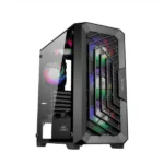 Ant Esports SX5 ARGB (ATX) Mid Tower Cabinet (Black)