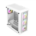 Ant Esports SX7 Auto RGB (ATX) Mid Tower Cabinet (White) - Image 2