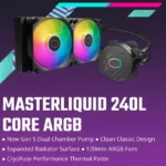 Cooler Master MasterLiquid 240L Core 240mm ARGB CPU Liquid Cooler (Black) - Image 6