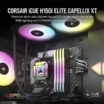 Corsair ICUE H150i Elite Capellix XT 360mm RGB CPU Liquid Cooler (Black) - Image 4