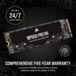 Corsair MP600 PRO NH 2TB M.2 NVMe Gen4 - Image 5