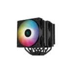 Deepcool Gammaxx AG620 BK ARGB 120mm Dual Tower CPU Air Cooler (Black)