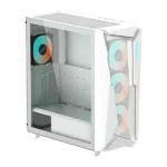 Gigabyte C301 Glass ARGB (E-ATX) Mid Tower Cabinet (White) - Image 2