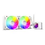 SilverStone PF240W-ARGB CPU Liquid Cooler (White)