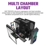 Cooler Master HAF 700 EVO ARGB (E-ATX) Cabinet (Titanium Grey) - Image 9