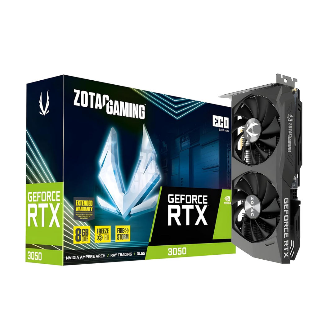 3050 ZOTAC 8GB ECO ZOTAC Gaming GeForce RTX 3050 ECO 8GB GDDR6 Graphics Card - Image 1