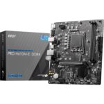 MSI PRO H610M-E DDR4 Motherboard – Micro-ATX | LGA 1700 | PCIe 4.0