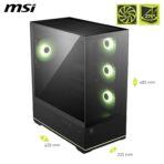 MSI MAG PANO 110R PZ Mid-Tower Gaming Cabinet | ARGB Fans | Back - Image 4