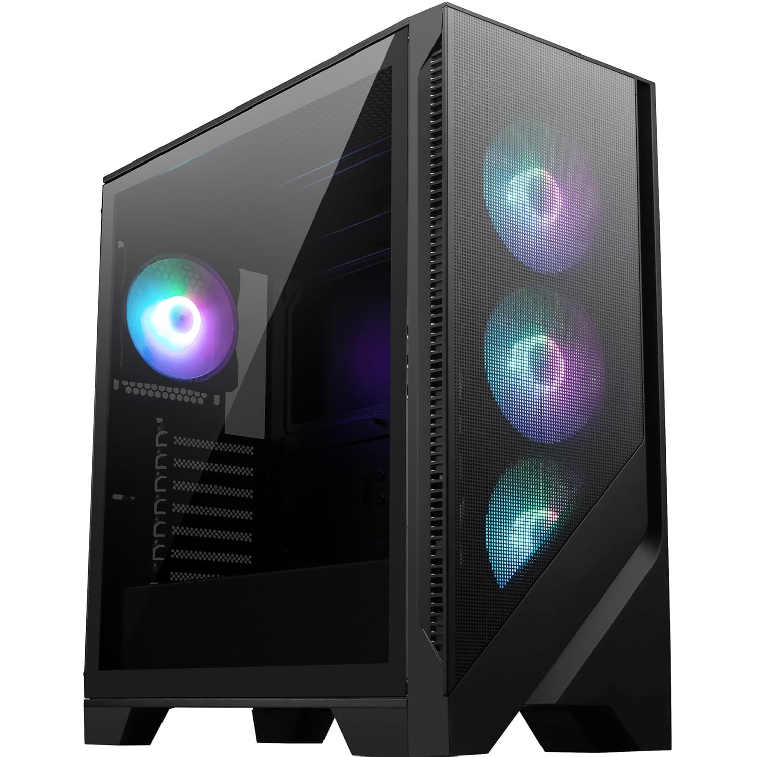 MSI CABINET FORGE 320R AIR FLOW 2 MSI MAG Forge 320R Airflow Mid-Tower Gaming Cabinet | ARGB Fans - Image 1