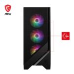 MSI MAG Forge 120A Airflow Mid-Tower Gaming Cabinet | Auto RGB Fans | 360mm Radiator Support - Image 3