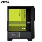 MSI MAG Forge 130A Airflow Mid-Tower Gaming Cabinet | Auto-ARGB Fans - Image 5