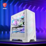 MSI MAG Forge 320R Airflow White Mid-Tower Gaming Cabinet | ARGB Fans