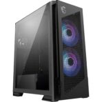 MSI MPG Velox 300R Airflow Mid-Tower Gaming Cabinet | Dual-Layer ARGB Fans