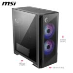MSI MPG Velox 300R Airflow Mid-Tower Gaming Cabinet | Dual-Layer ARGB Fans - Image 3