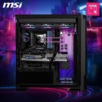 MSI MPG Velox 300R Airflow Mid-Tower Gaming Cabinet | Dual-Layer ARGB Fans - Image 2