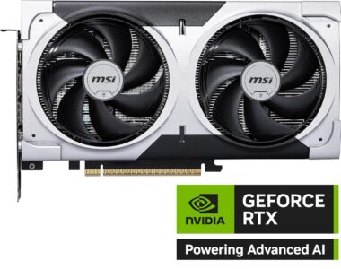 MSI GeForce RTX 5060 Ti VENTUS 2X OC Plus 8GB GDDR7 Graphics Card