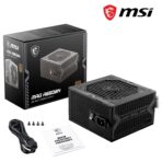 MSI MAG A650BN Power Supply – 650W 80 Plus Bronze Gaming PSU