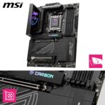 MSI MPG X870E Carbon WiFi Motherboard – ATX | AM5 | DDR5 8400+MHz - Image 3