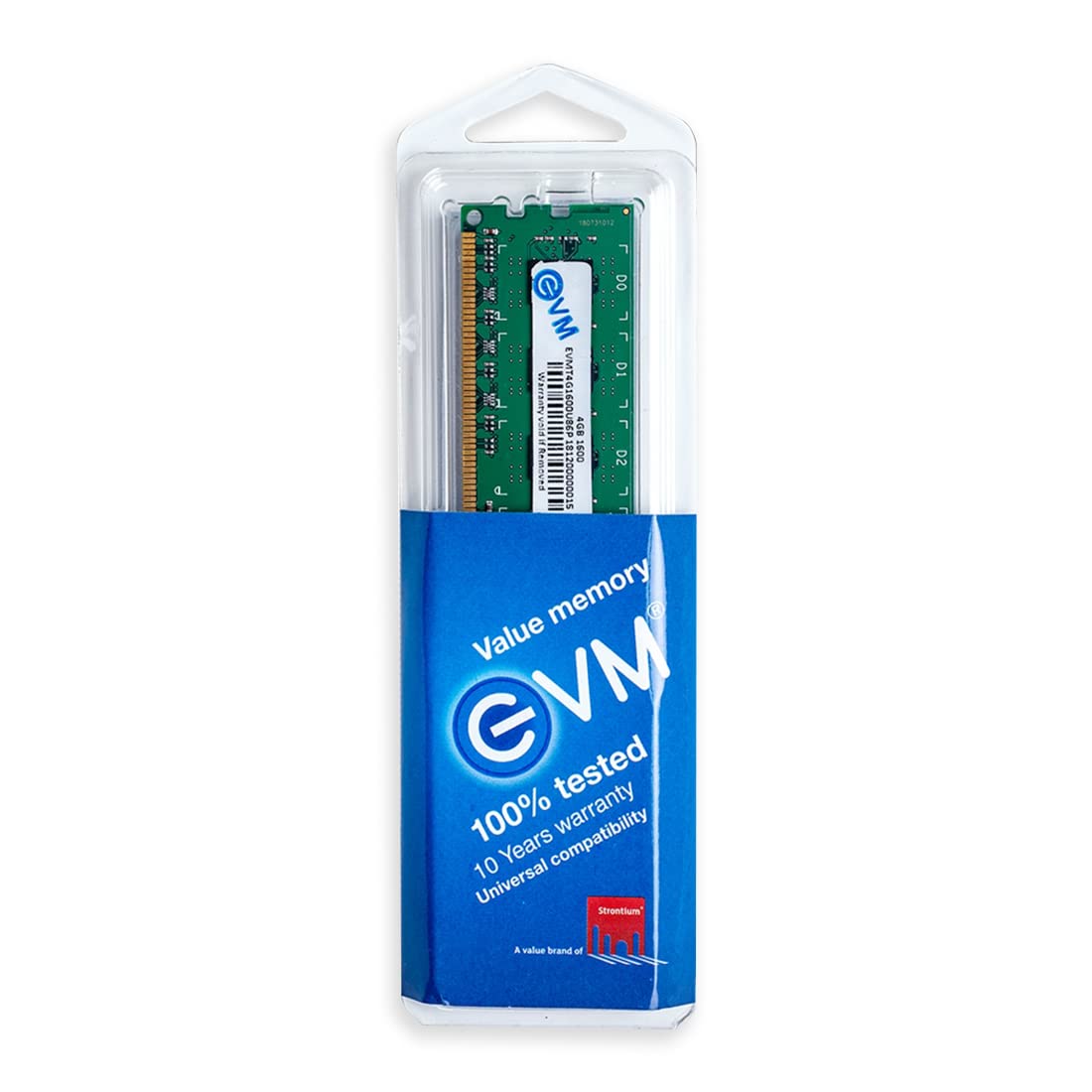 4GB DDR3 EVM 1600 DESKTOP 4 EVM 4GB DDR3 1600MHz Desktop RAM - Image 1