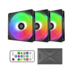 Alseye M120P ARGB 120mm Cabinet Fan (Triple Pack)