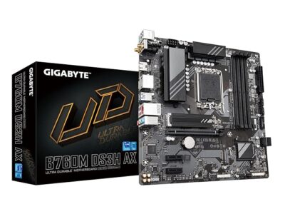 GIGABYTE B760M DS3H AX DDR5 Motherboard (LGA 1700, Wi-Fi 6E, PCIe 4.0)