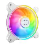 Cooler Master MasterFan MF120 Halo 2 White PWM ARGB 120mm Cabinet Fan - Image 3