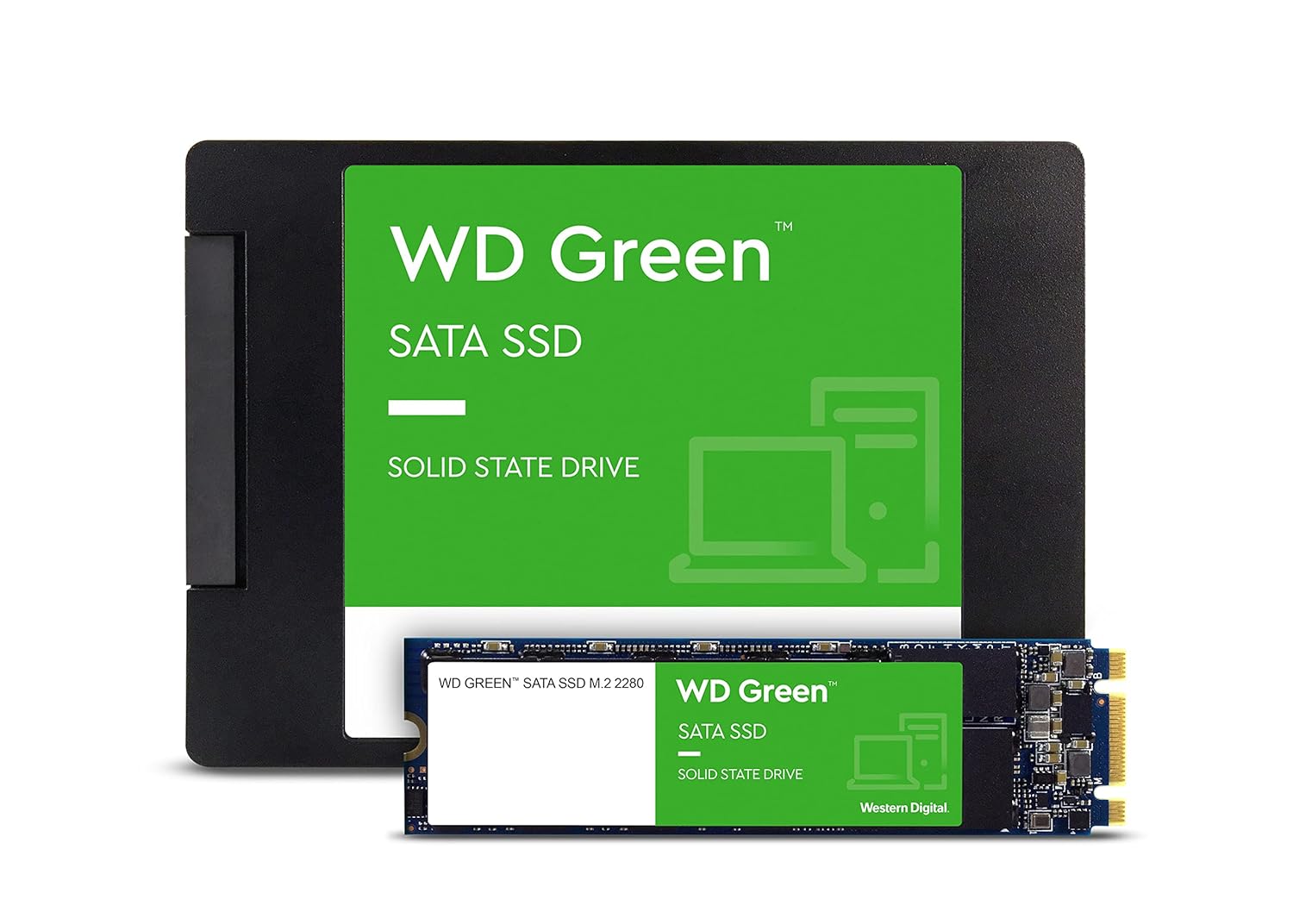 SSD 1TB SATA GREEN WD2 Western Digital WD Green 1TB SATA Internal SSD - Image 1
