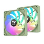 Thermaltake CT120 Reverse ARGB Sync Dual Pack Matcha Green Case Fans