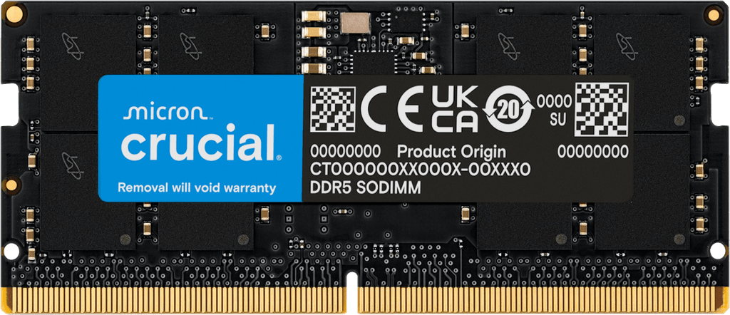 8GB DDR5 CRUCIAL LAP 5600