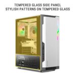Ant Esports Eclipse White-Black ARGB ATX Mid Tower Case - Image 2